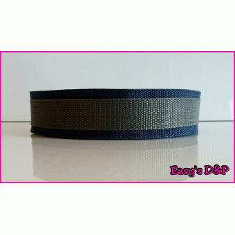 Donker blauw met grijs H.B