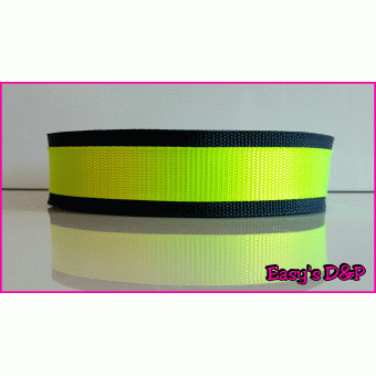 Donker blauw met neon geel H.B