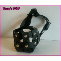 Muilkorf grijs skull kruis