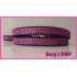 Bling donker blauw roze 2.5 cm hb 