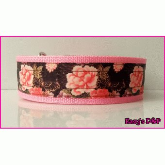 Baby roze bruin bloemen hb