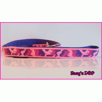 Lijn camouflage neon roze paars