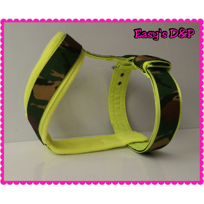 Tuig neon geel groen camouflage Tuig neon geel groen camouflage