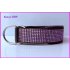 Halfcheck grijs roze bling bling