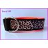 Halfcheck panterprint neon roze fleece 