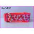Halfcheck neon roze bloemetjes OP=OP