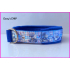 Halfcheck halsband diertjes blauw OP=OP