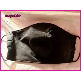 Mondkapje zwart ander model