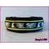 Sliphalsband camouflage grijs zwart neon geel 