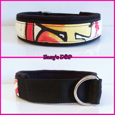 Halfcheck zwart graffiti 