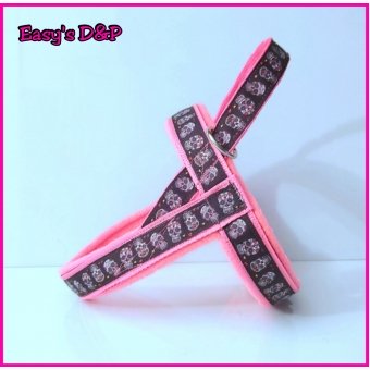 T tuig neon roze skull omgedraaid 