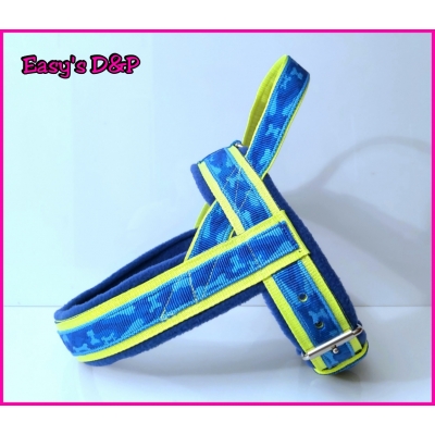 T tuig neon geel blauw camouflage 