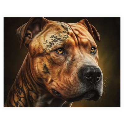 Wens kaarten pitbull tattoo fantasy