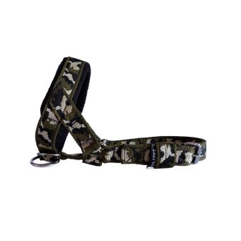 Hoofdhalster hond groen comouflage 
