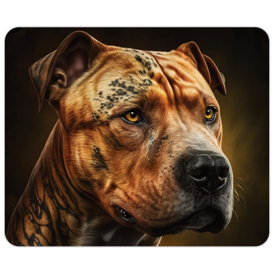 Muismat pitbull tattoo fantasie 